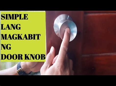 door knob tagalog